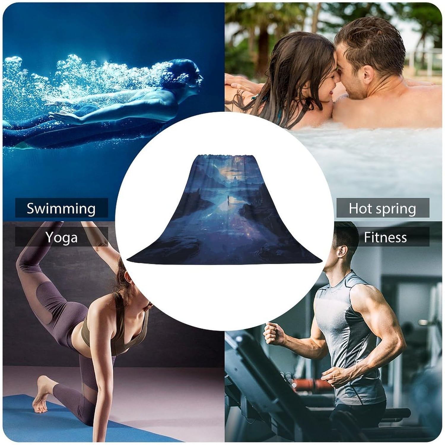 Night Sky Towel Vacation Accessories Essentials Soft Lighterweight，Bath Towel for Adults Women Men，Bath Towels Gift for All Occasions, Machine Washable.