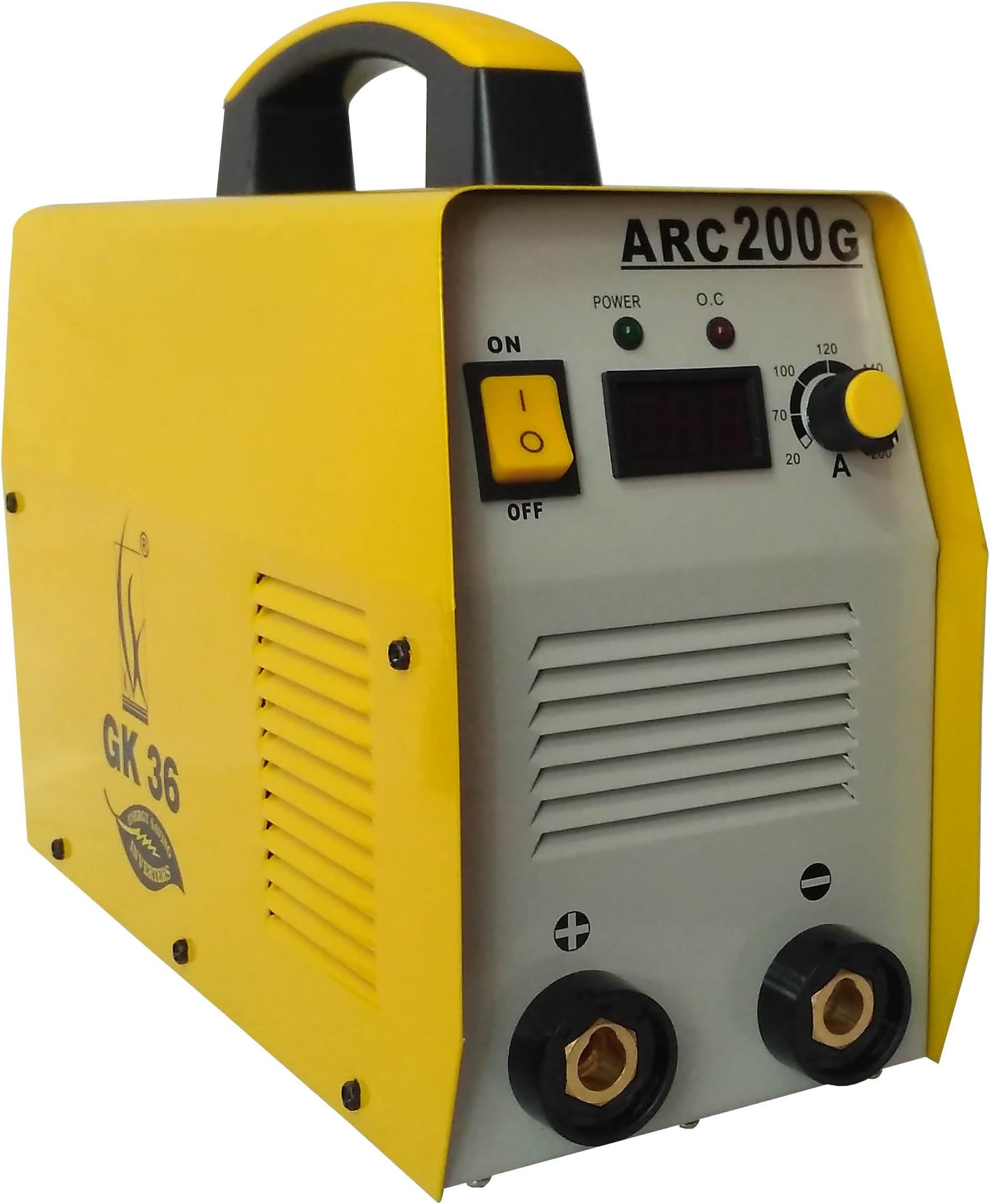 200 AMPS IGBT Single Phase Welding Machine with Standard Accessories, Metal
