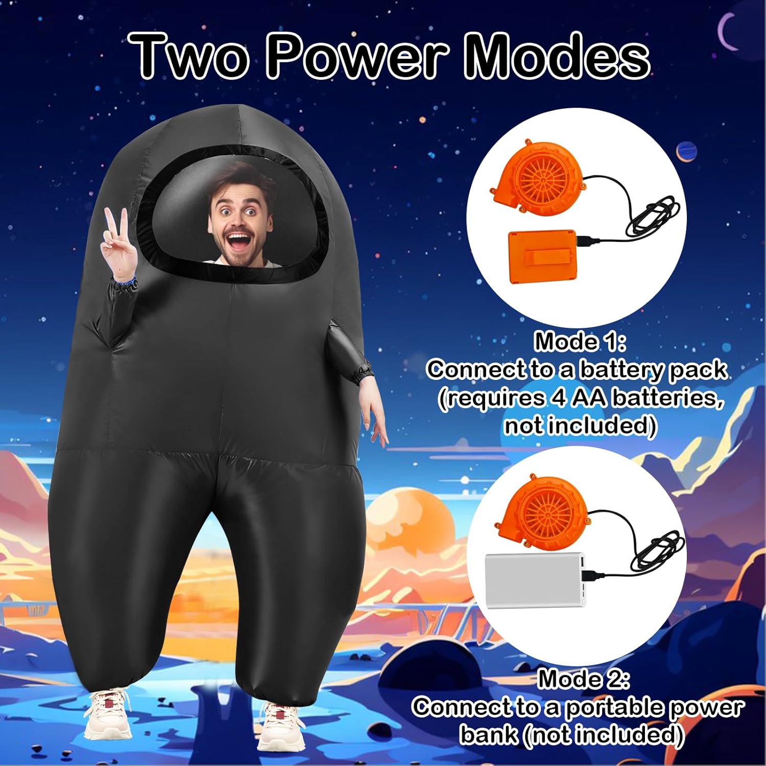 astronaut costume inflatable costume Funny Halloween Spacesuit Party School Masquerade Game Fans
