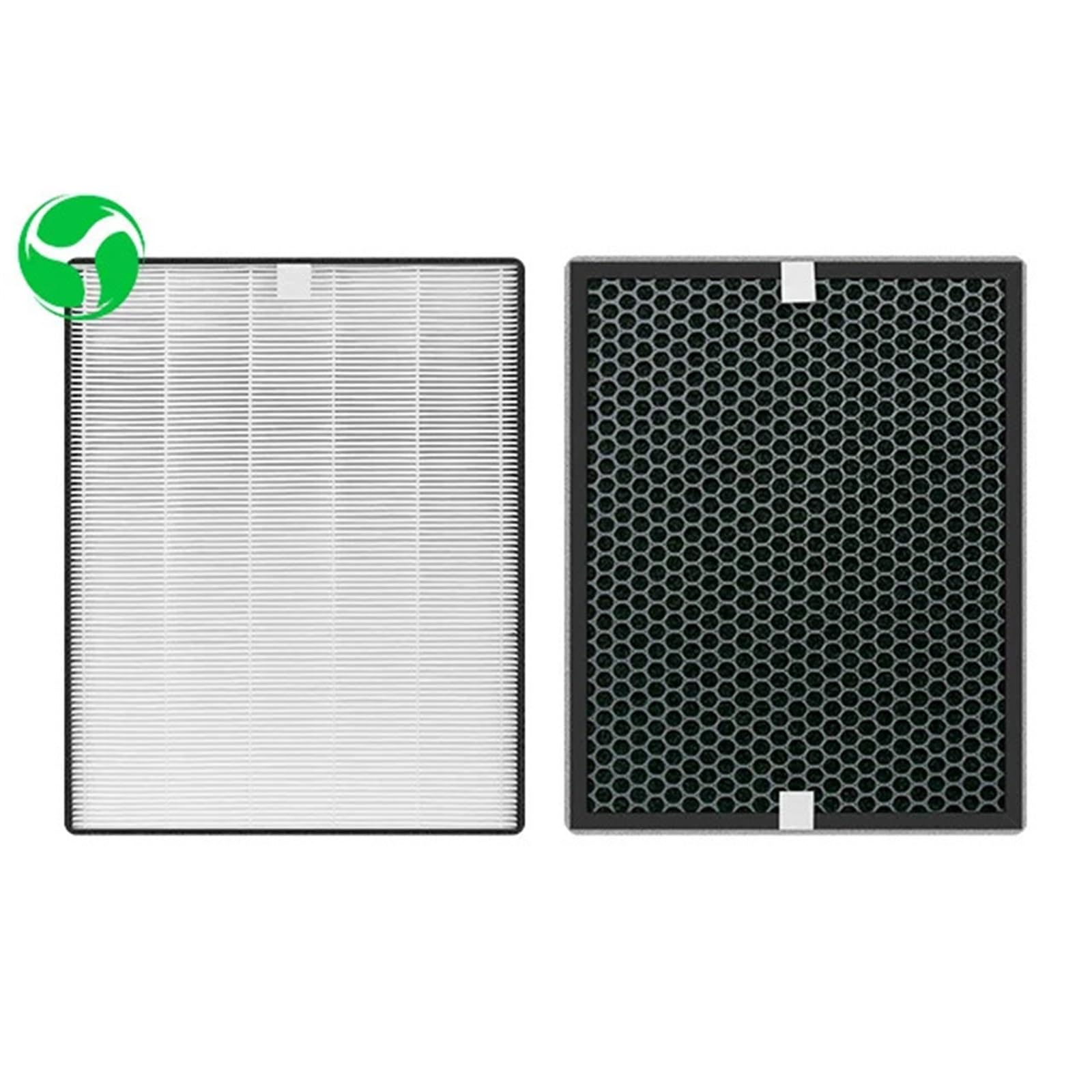 Ufitvxurdi Hepa And Carbon Air Purifier Filter Ac1215 Ac1214 Ac1210 Ac1213 H13 Hepa Filter 360 * 275 * 27Mm + Activated Carbon Filter 360 * 275 * 10Mm
