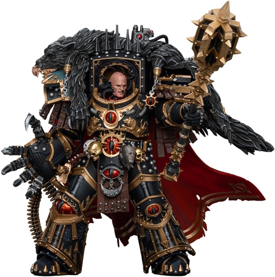 JOYTOY Warhammer The Horus Heresy 30k 1/18 Action Figure Sons of Horus Warmaster Horus Primarch of The XVlth Legion Collection Model Birthday Gifts