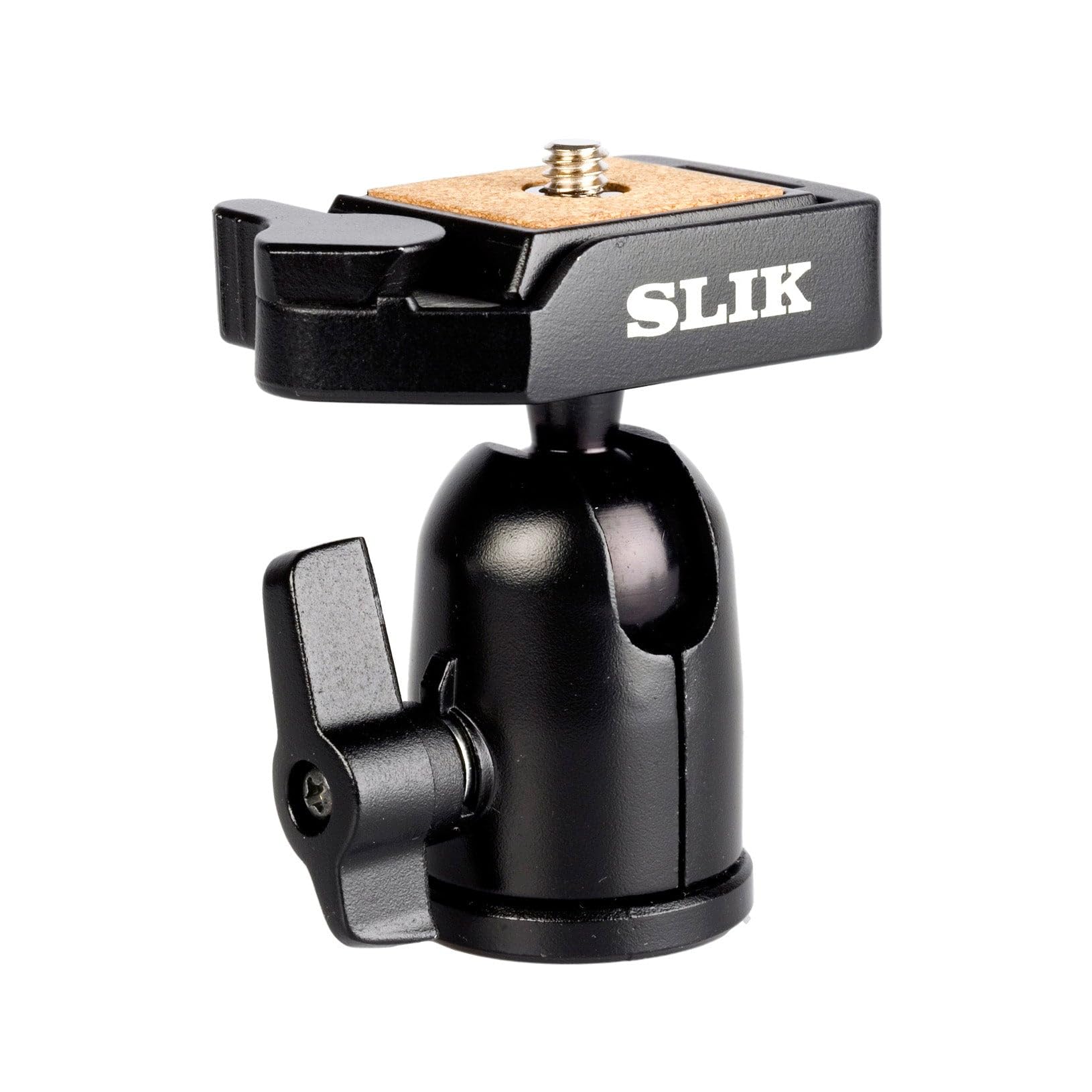 SLIK SBH-100 DQ Compact Ballhead with Quick Release, Supports 2.2 lbs., Black (618-324)