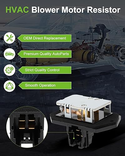 Miniatura 195 de SCITOO Resistencia de motor de ventilador HVAC para 2008-2013 para Chrysler 300/2008-2016 para Town & Country/2008-2010 para Dodge Charger/2008-2018