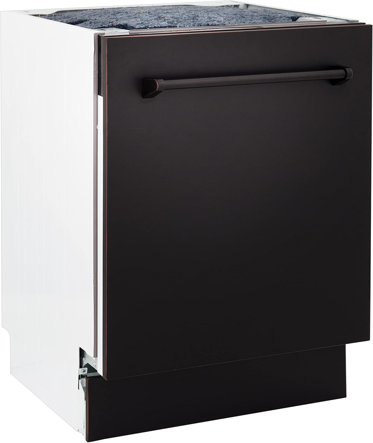 ZLINE 24" Tallac Series 3rd Rack Tall Tub Dishwasher in Oil Rubbed Bronze with Stainless Steel Tub, 51dBa (DWV-ORB-24)