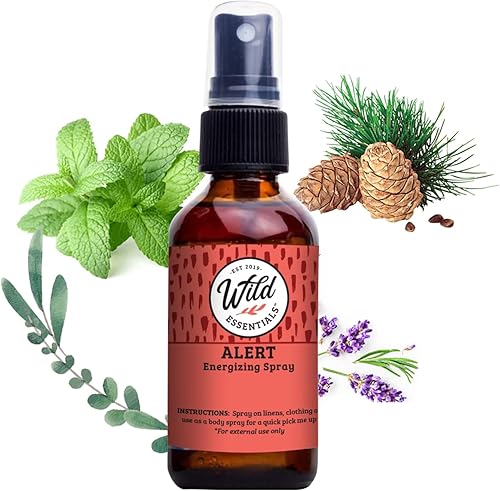 Vista 24 de Wild Essentials - Aerosol de aceites esenciales totalmente naturales, 2 onzas, 2 onzas, hamamelis orgánico, aromaterapia, fabricado en Estados Unidos