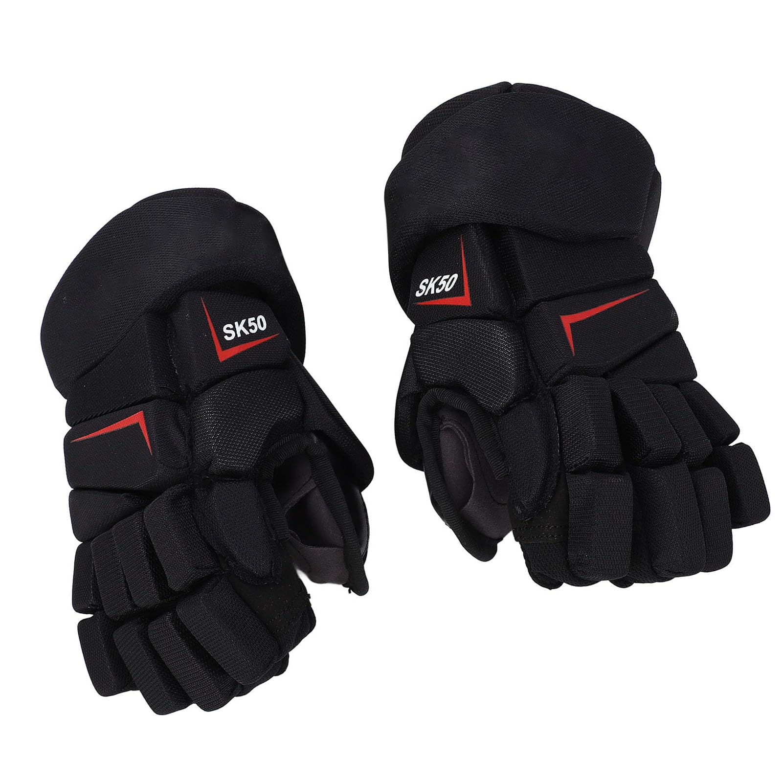 VGEBY Guantes de Hockey sobre Hielo, 1 par de Guantes de Hockey sobre Hielo Guantes Protectores de Dedos de Hockey de Alta Transpirabilidad Tela de Nailon Muy