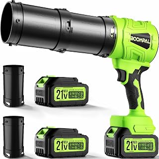 Leaf Blower Cordless, Cordless Leaf Blower with Battery and Charger, 2-Pack 20V Batteries, Variable Speed, Extended Nozzle; Handheld Blower for Lawn Care, Car, Patio, Dust