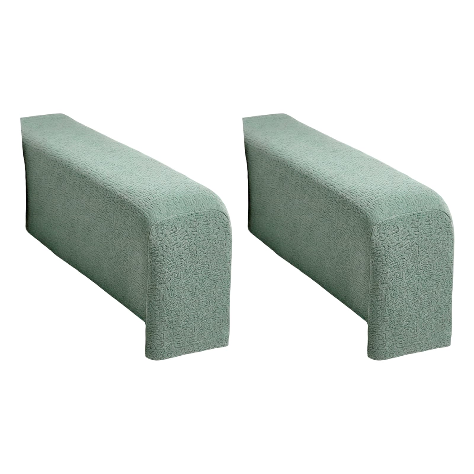 Tsophreniq Matching Pair of Modern Sofa Arm Covers Wrinkled Resistant Textured Fabric Armrest Slipcovers for Recliner/Sectional Nonslip Couch Arm Protectors