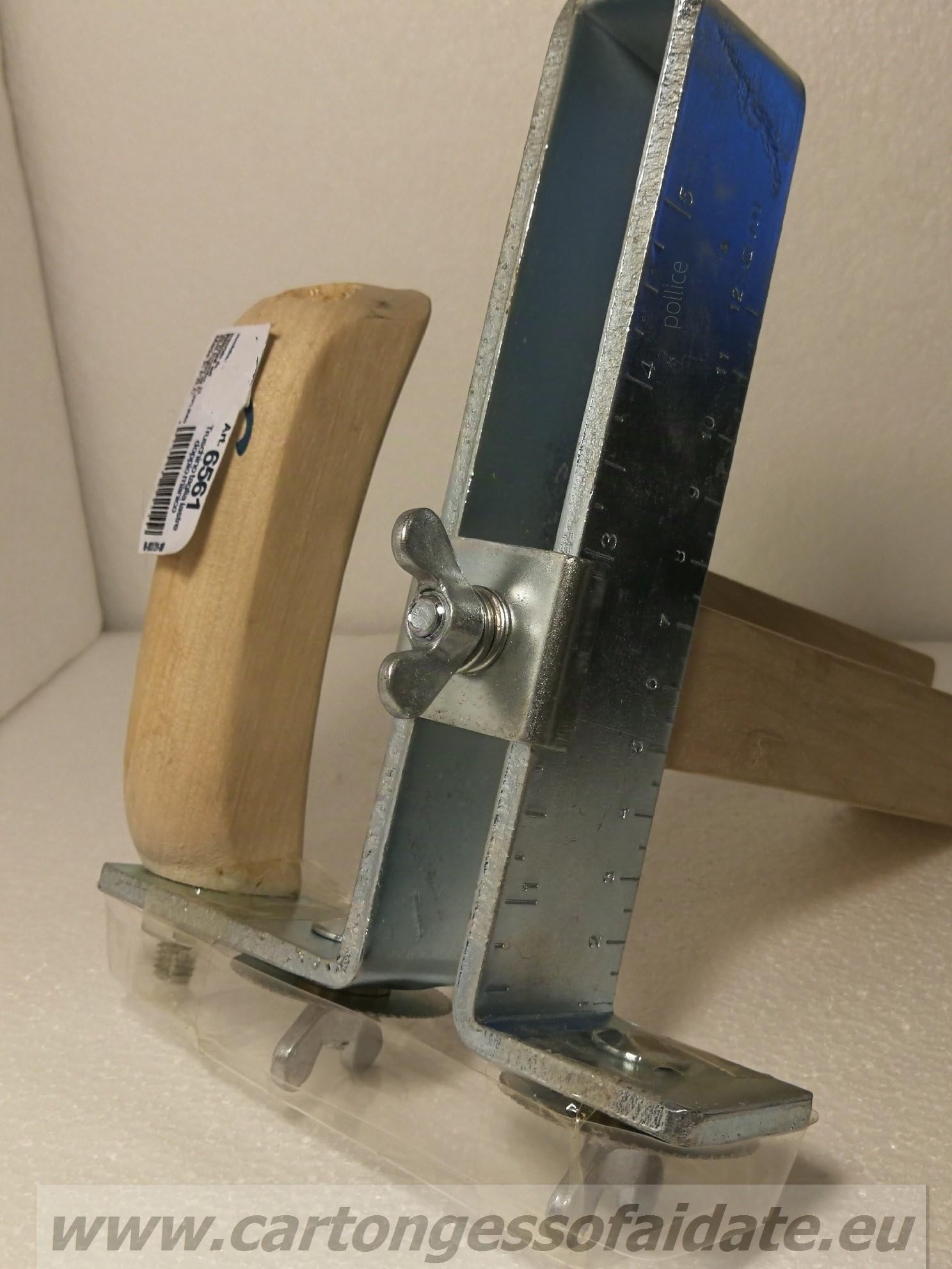 Truschino taglia lastre doppio manico per cartongesso