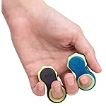 Yogi Fidget Toy - Silent Sensory Spinner for Adults & Kids - Stress Relief Fidgets for ADHD, Anxiety - Fidget Toys for Adults - Includes 5 Finger-Fit Rings - Work, School & Travel - 2-Pack