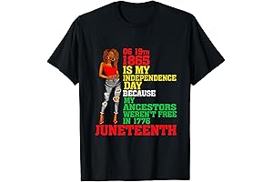 Celebrate Freedom with the 'Happy Juneteenth Is My Independence Day' T-Shirt