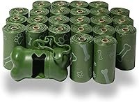 Vista 35 de Best Pet Supplies - Bolsas para limpieza de excremento de perro, rollo de repuesto, uso en exteriores, a prueba de fugas y desgarros, plástico