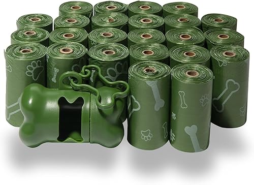 Vista 10 de Best Pet Supplies - Bolsas para limpieza de excremento de perro (240 bolsas) para limpieza de desechos, reemplazos de rollo para paseos y viajes al