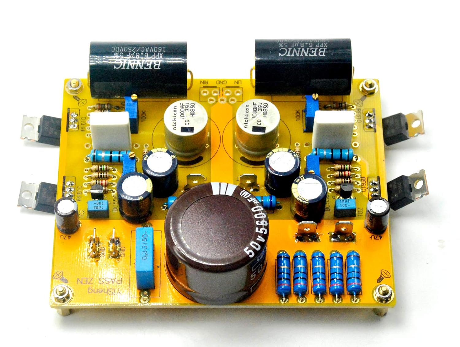 Pass Zen Single-end Class A Headphone Amplifier HiFi IRF610 FET MOSFET 5W DC24V