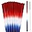 JANYUN 30 Pcs 4th of July Straws, Reusable Plastic Patriotic Straw Red White Blue Drinking Fourth of July Party Favors Accessories for Independence Day Memorial Day Party Supplies