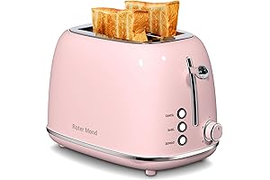 Pink Toaster: Savor Breakfast with a Touch of Retro Charm