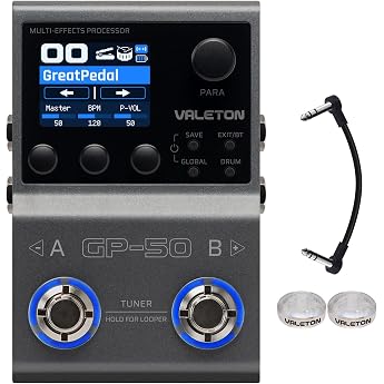 VALETON Multi-Effect Processor &amp; NAM/IR Loader with 100+ HD Effects | 9 modules simultaneously, BT app, 100 patch slots for g