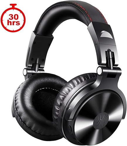 OneOdio Bluetooth KopfhA rer Over Ear mit Mikrofon Kabellos Verkabelt
Std Spielzeit Headset Ohrumschliessende Headphones Deep Bass Noise
Cancelling Kopfhoerer 50mm Neodymium Treiber fA r TV Phone : DJ- und
VJ-Equipment