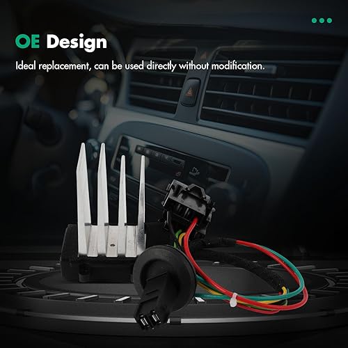 Miniatura 566 de SCITOO Resistencia de motor de ventilador HVAC para 2008-2013 para Chrysler 300/2008-2016 para Town & Country/2008-2010 para Dodge Charger/2008-2018