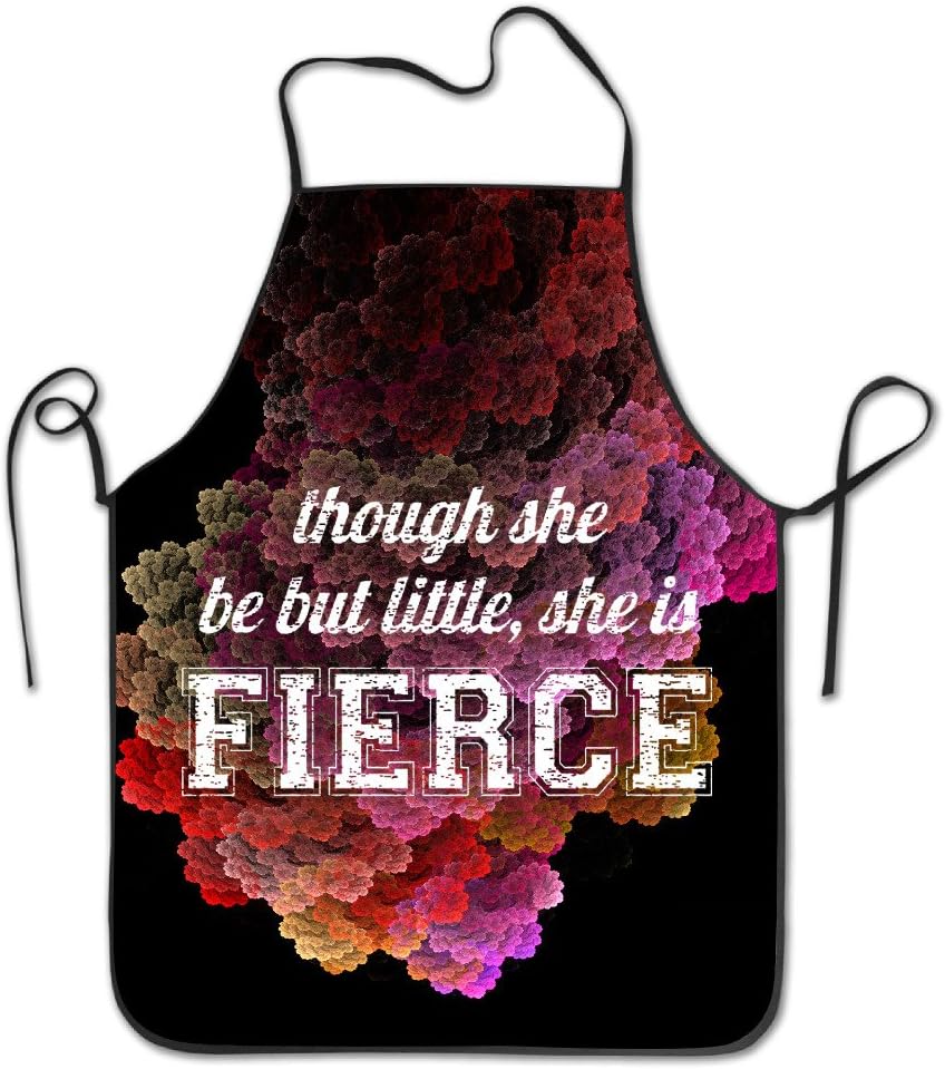 Though She Be But Little She Is Fierce Apron Cook