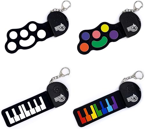 Miniatura 6 de Rock And Roll It - Piano Micro Rainbow. Llavero de piano real de trabajo y jugable. Cuélgalo en una mochila y juega en cualquier lugar. Alfombrilla
