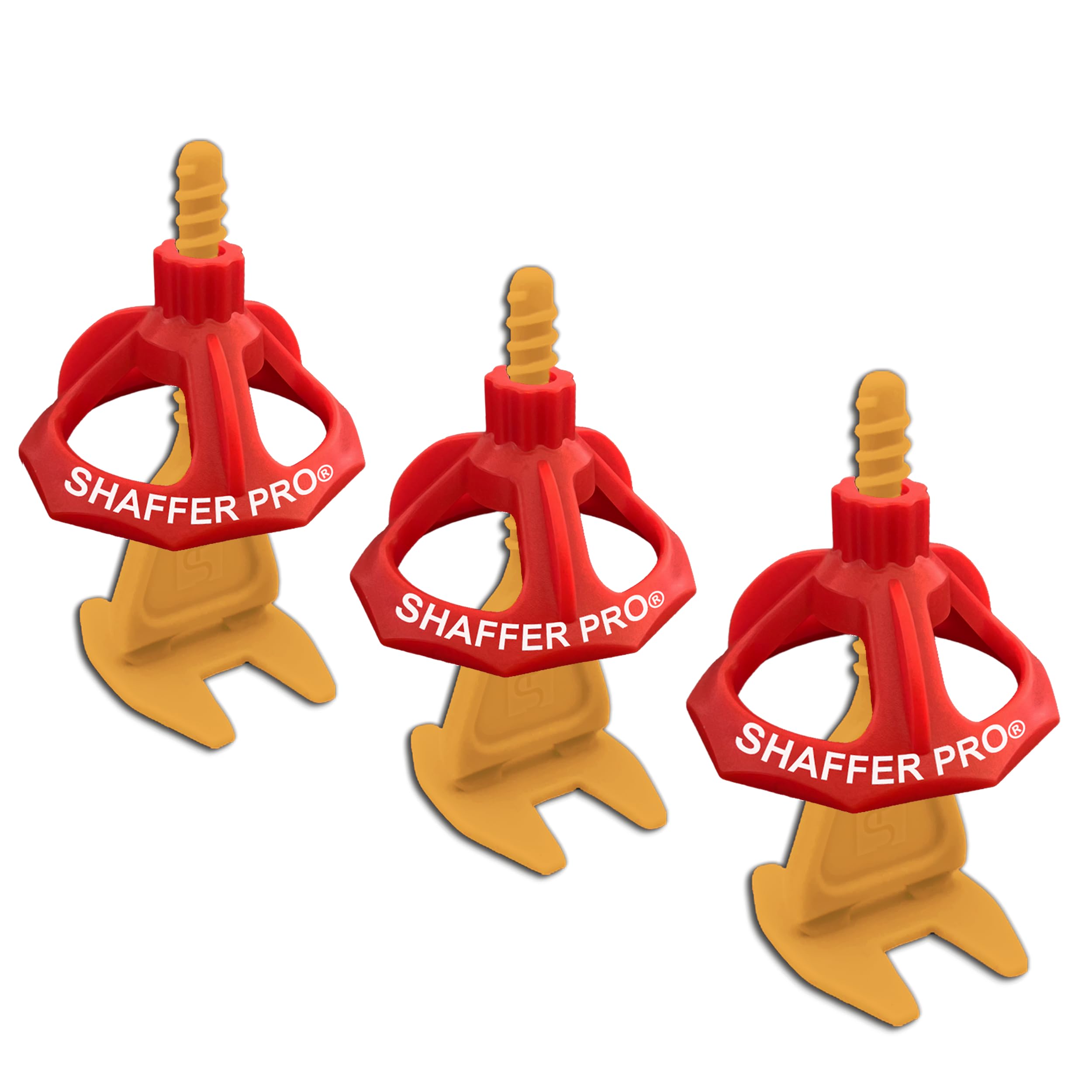 Tile Levelling System spacers (3 mm- (1/8 inch)) – 200 Clips + 100 Reusable twisters (for Tiles 3–22 mm Thick) – SHAFFER PRO tiling Tools – Tile Laying aid for Installing Floor and wall Tiles — image 1