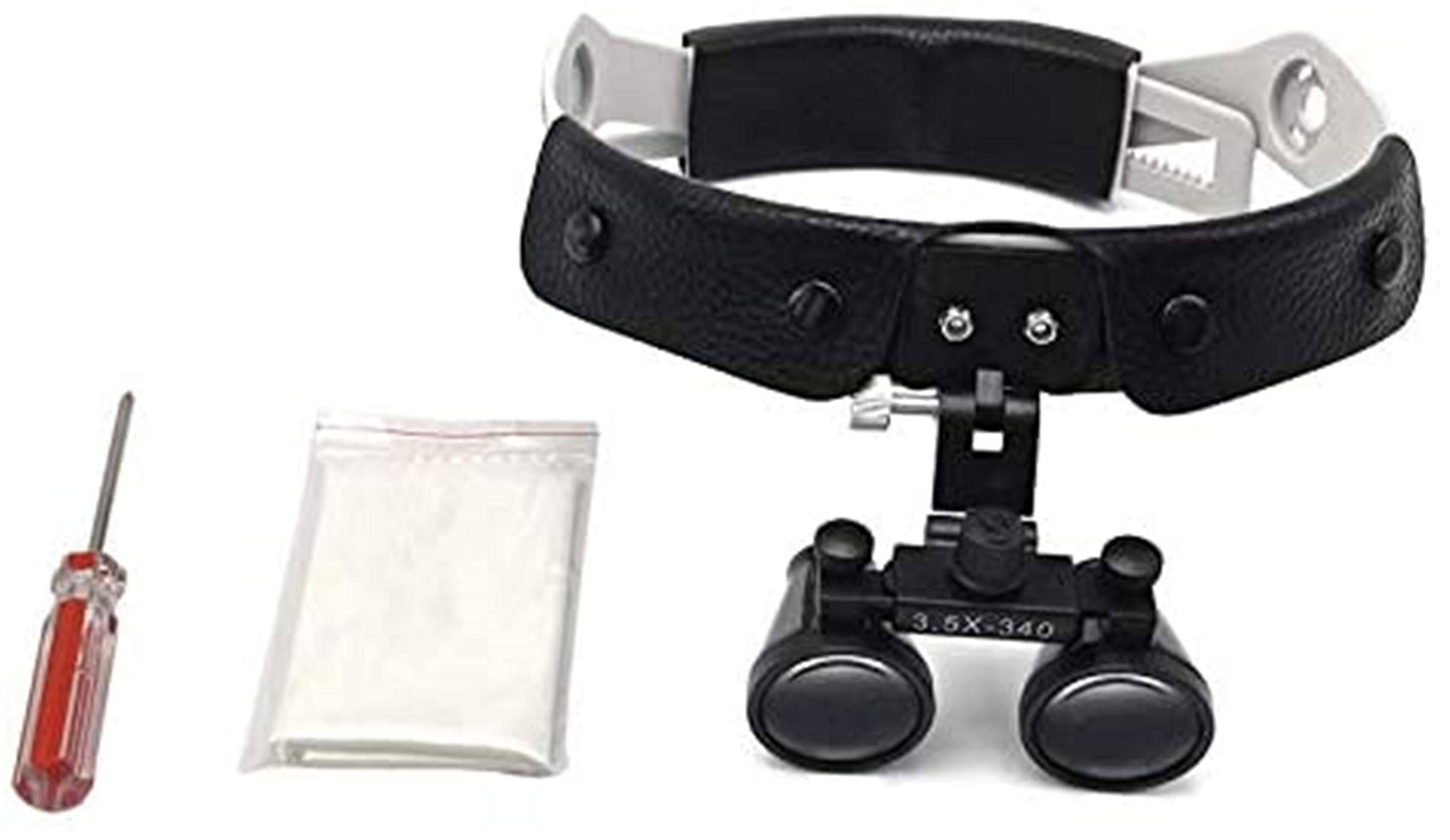 Vergrößerungsbrille mit Stirnband, Digitale Handlupe, Kopfmontierte Vergrößerungsbrille, freihändige OP-Lupenbrille mit weichem Stirnband (3er-Pack),