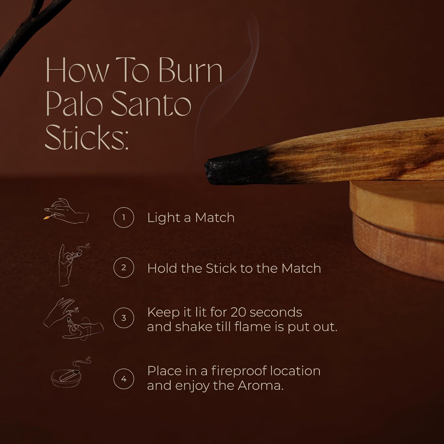 Inca Master Palo Santo Incense - 100% Natural High Resin Wood Sticks for Spiritual Cleansing, Meditation & Stress Relief, 1 Pound
