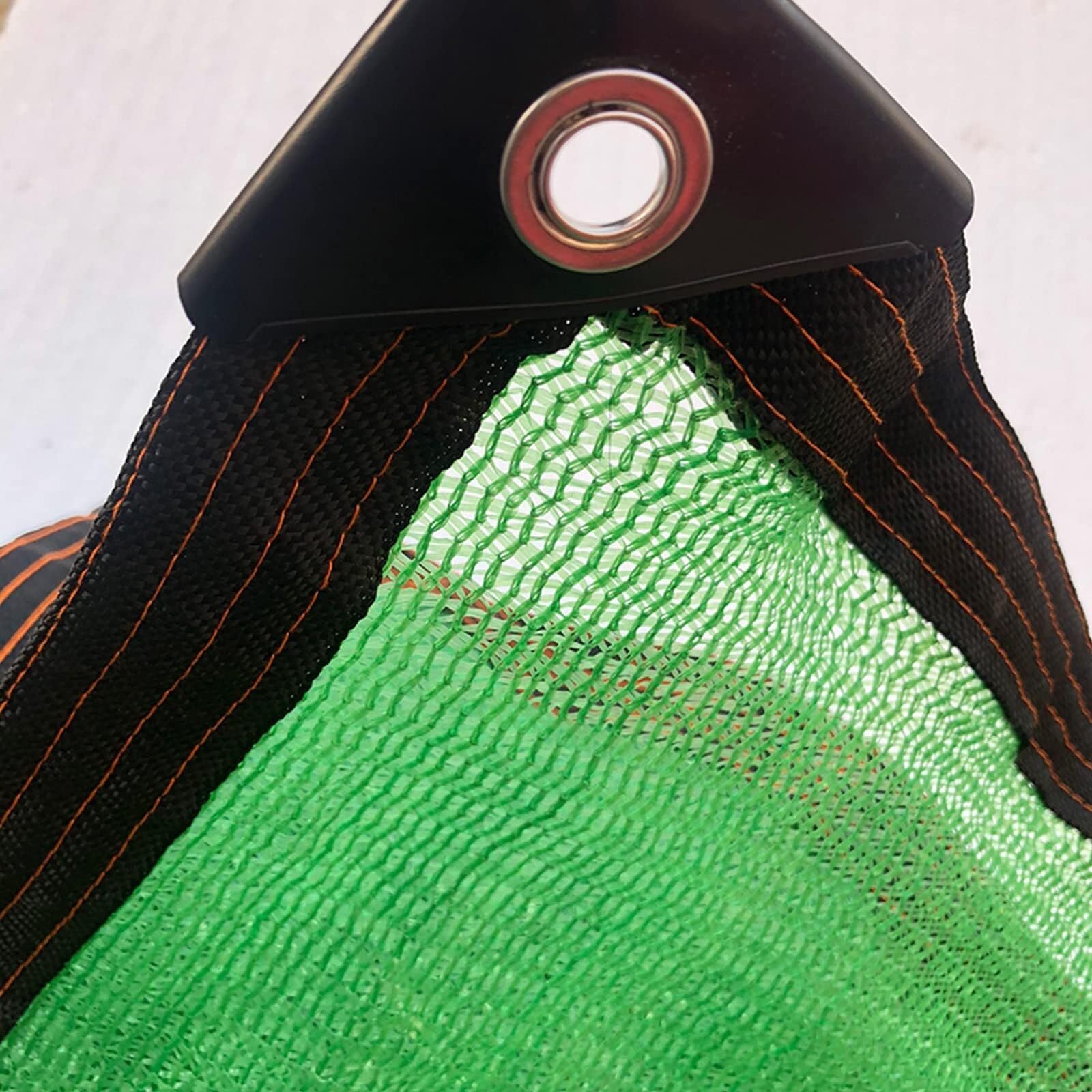 Siatka ogrodowa premium, 50% odporna na promieniowanie UV, z oczkami, konstrukcja 4-pinowa, do ogrodu, szklarni, roślin, stodoły, ochrona dachu, 6 x 9 m