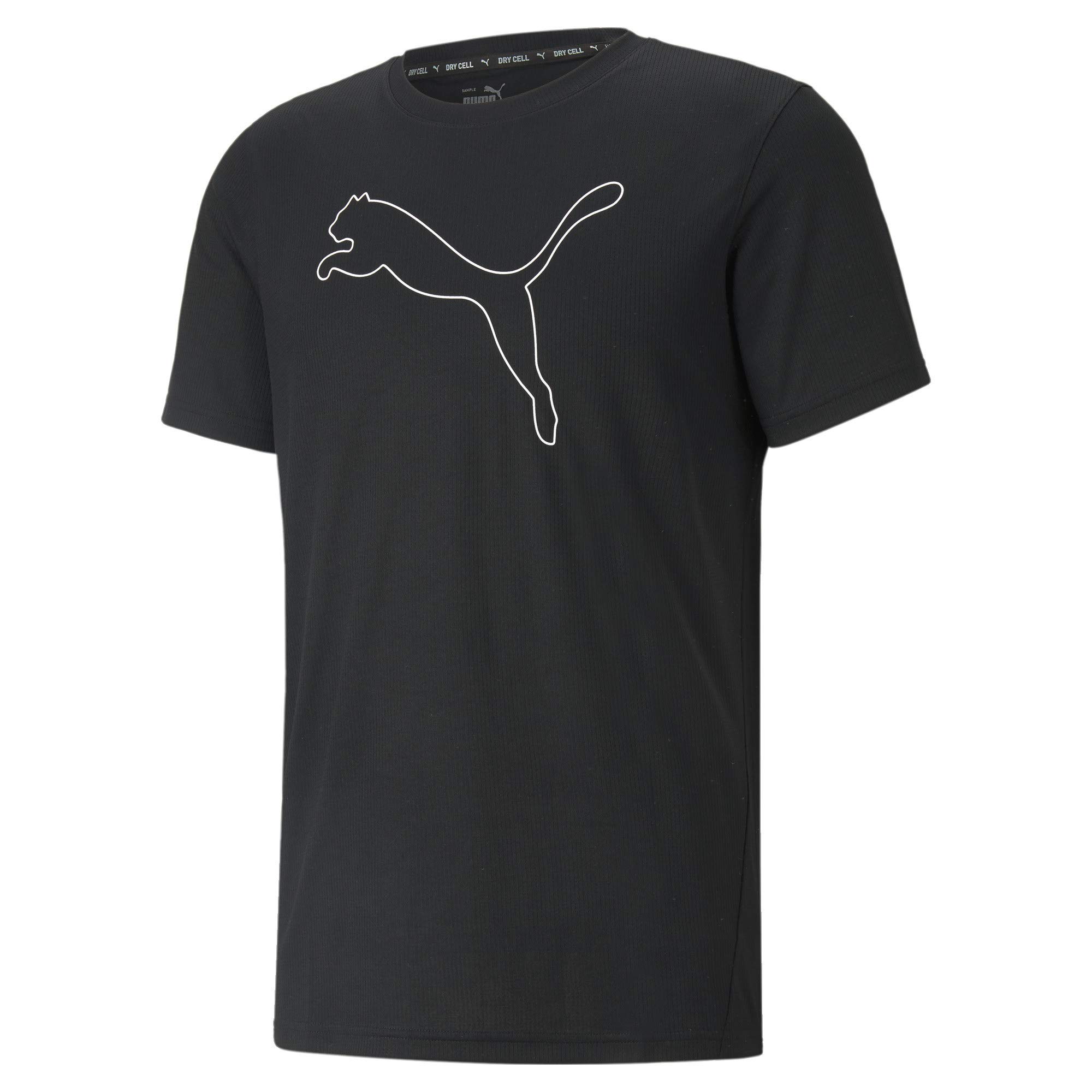 PUMAMen's Performance Cat Tee B&t T-Shirt, Puma Black-puma White, XL Plus Tall