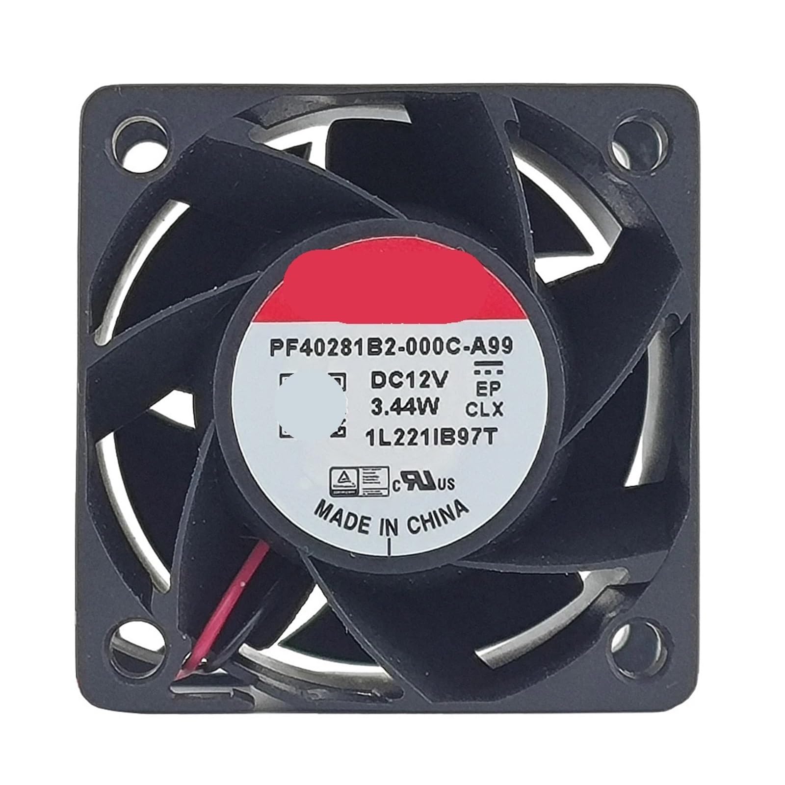OSHZIKJII 4cm PF40281B2-000C-A99 3.44W 12V 0.25A 4028 Axial flow cooling fan(PF40281B2-000C-A99)