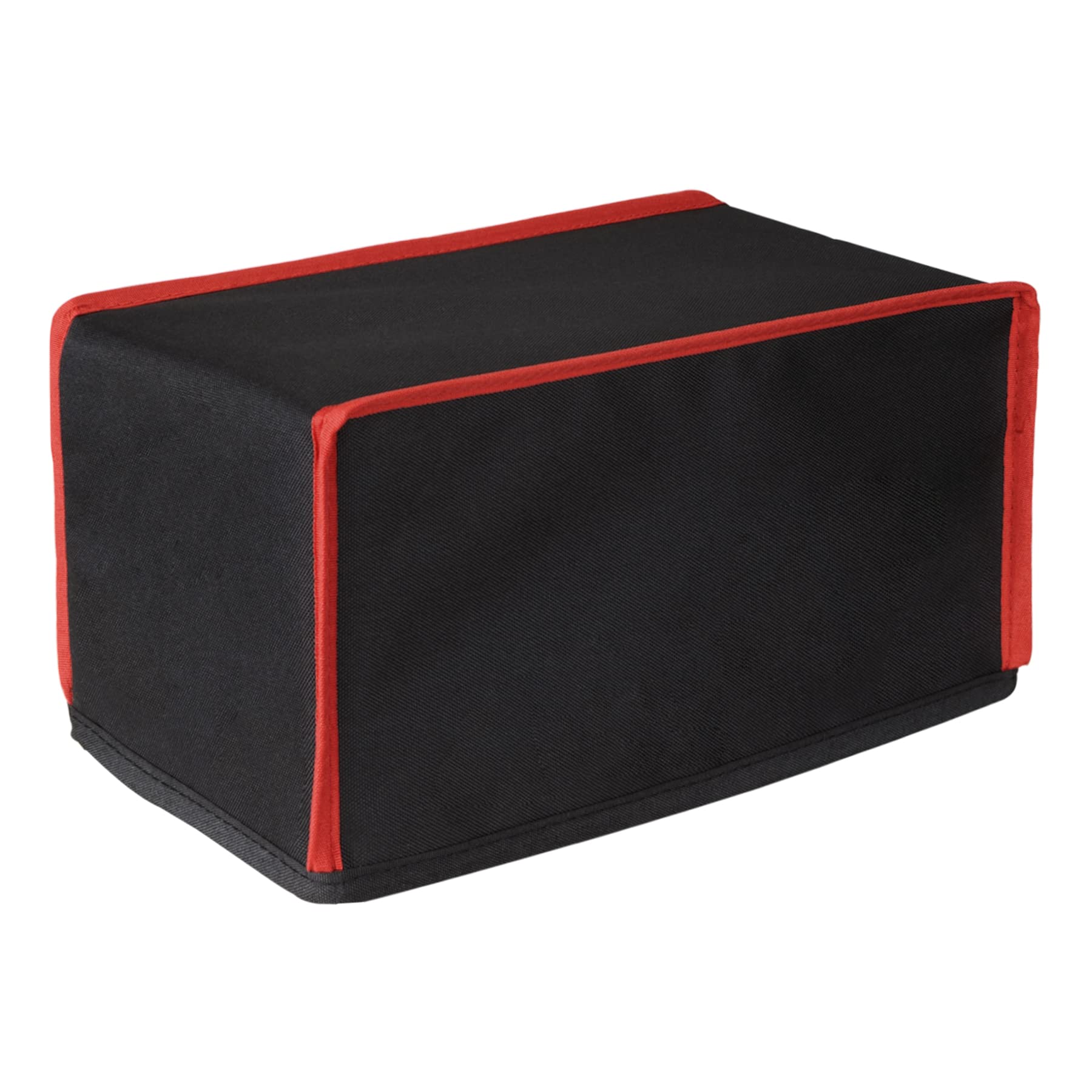 PlayVital Protection pour Xbox Series X Housse Anti-Poussière,Cover Protege pour Xbox Series X Console Accessoires Cache Poussière Nylon,Noir&Rouge-Horizontal