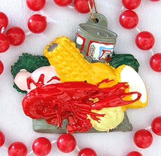Crawfish Boil Beer Seafood Mardi Gras Beads New Orleans Carnival Bayou Lousianna Cajun Creole Party