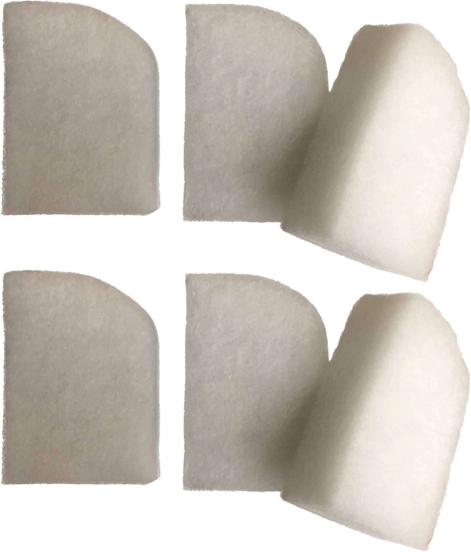 Finest-Filters Pack of 6 x Compatible with Fluval 304/305/306 and 404/405/406 Water Polishing Filter Pads