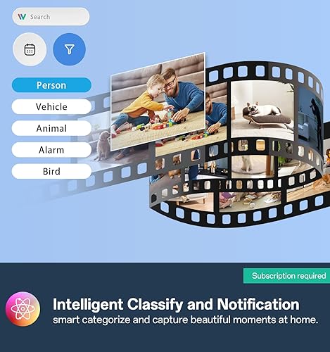 Miniatura 3 de Cámara de seguridad para interiores - Cámaras WiFi 5G y 2.4G para seguridad en el hogar Alerta 911 interior, 2K 360 PanTilt AI Detección de