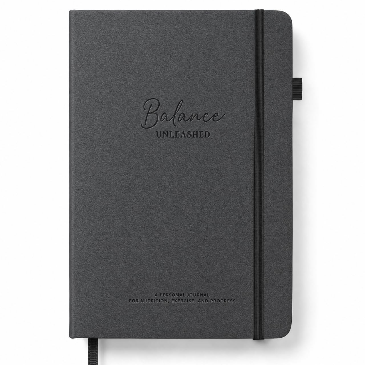 BIROYAL Gym Workout Log Book,Gym accessories for Men Women, 224-Page, Black