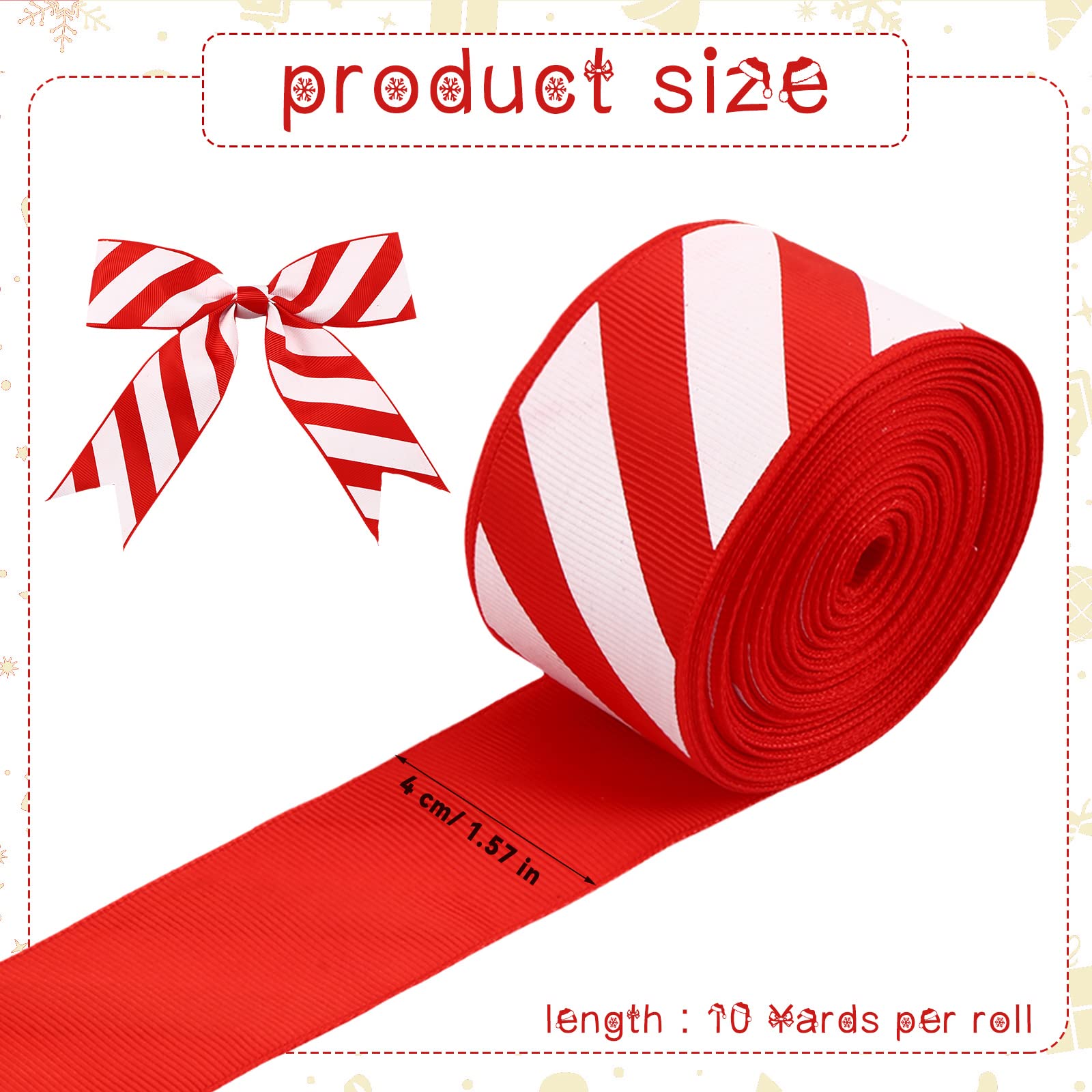 Marine-blau-weiß-rotes Ripsband – 50 M Rolle, Polyester, Für DIY, Dekoration & Kleidung