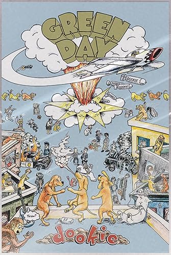 Green Day - Póster musical (Dookie - Portada del álbum) (Tamaño 24" x 36") (póster laminado)