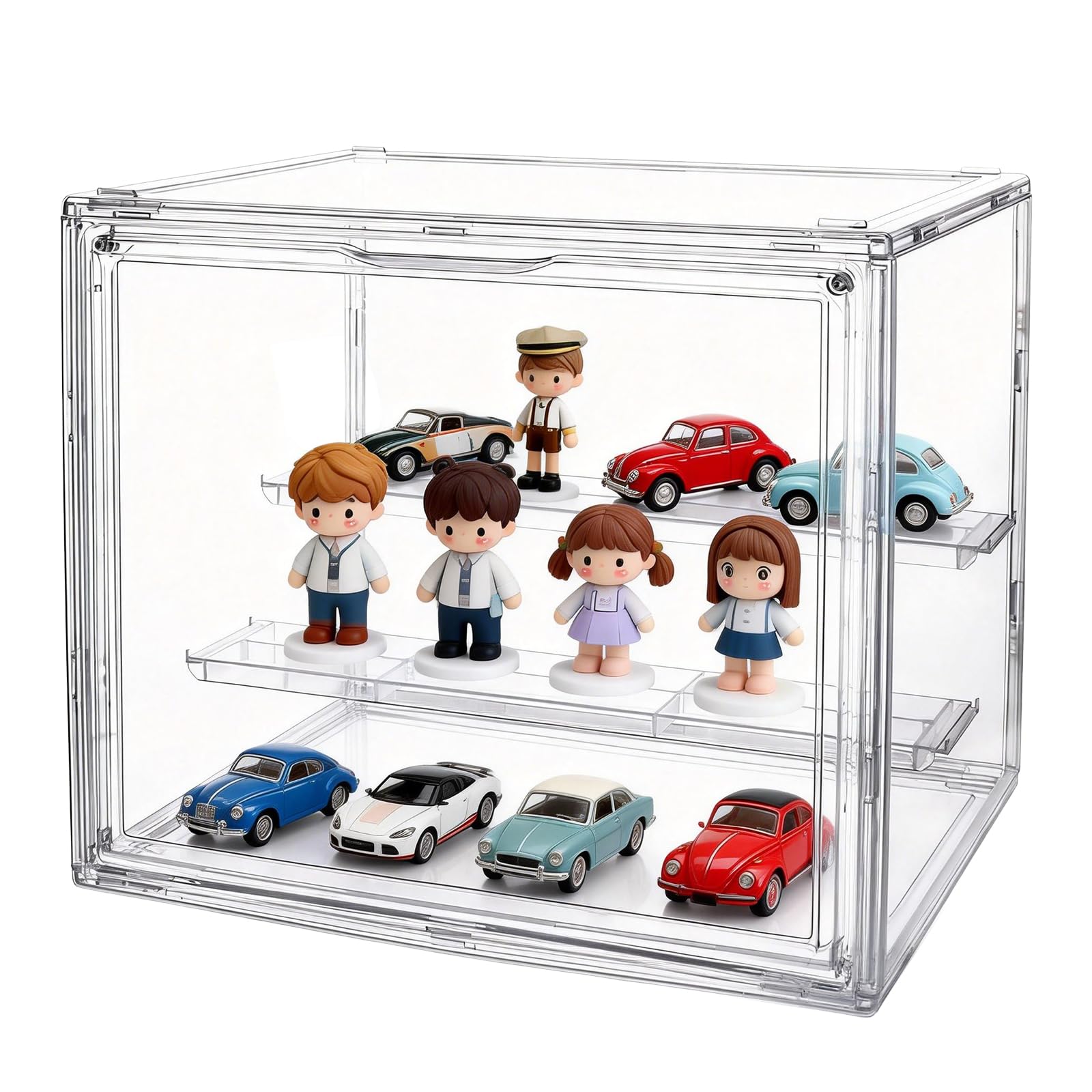 Acrylic Display Case, Clear Display Box Dustproof Transparent Organizer — image 1