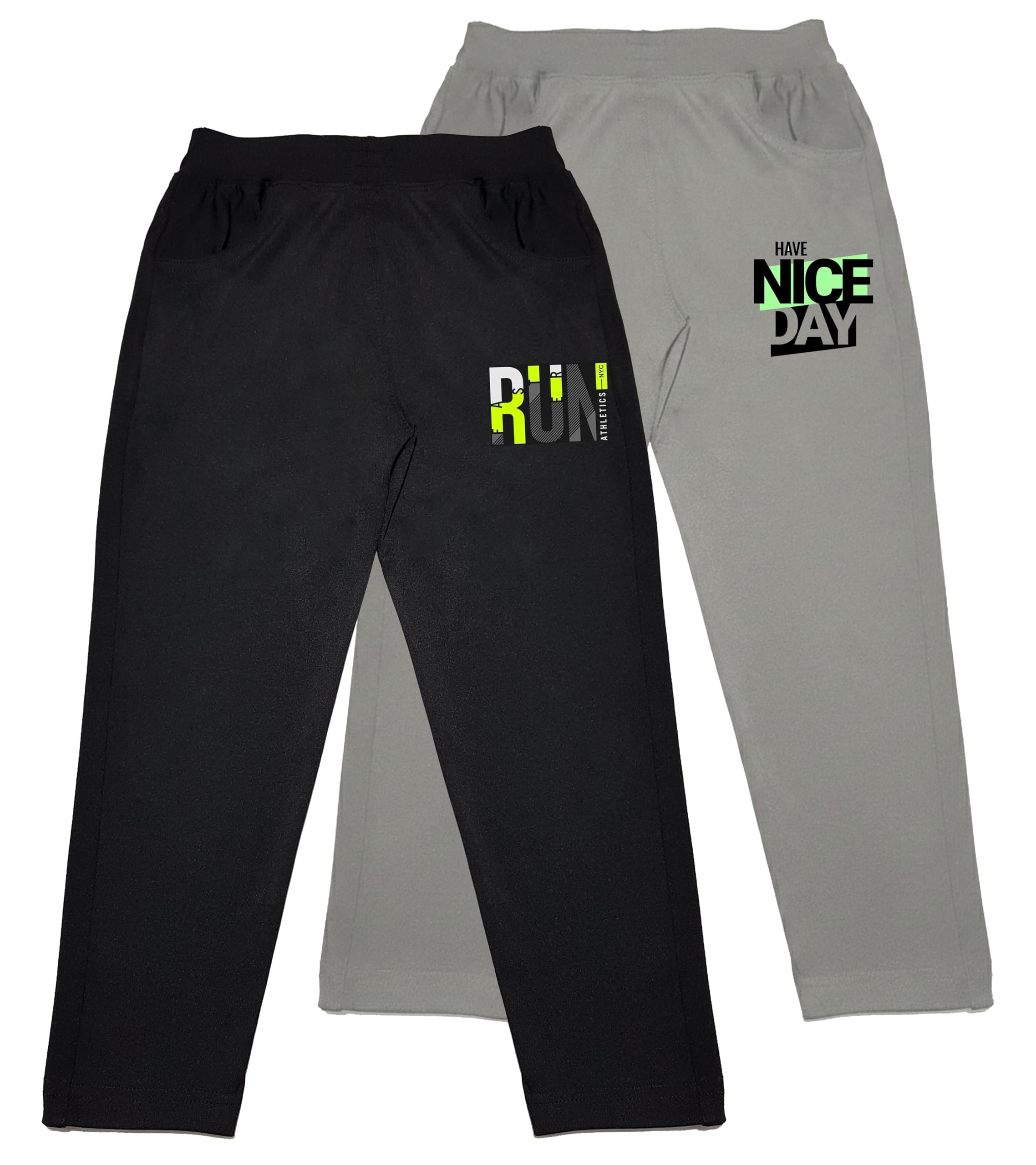 Boy's Regular Fit Track Pants, Sweatpants and Lowers for Kids, Track Pants for Daily Sports Active Wear Combo Pack of 2-image-32