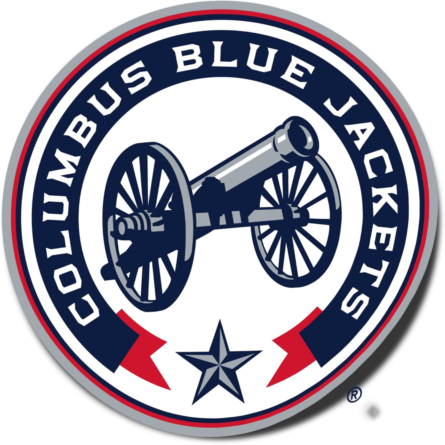 Desert Cactus Columbus Blue Jackets Team NHL National Hockey League Sticker Vinyl Decal Laptop Water Bottle Car Scrapbook (Individual B)