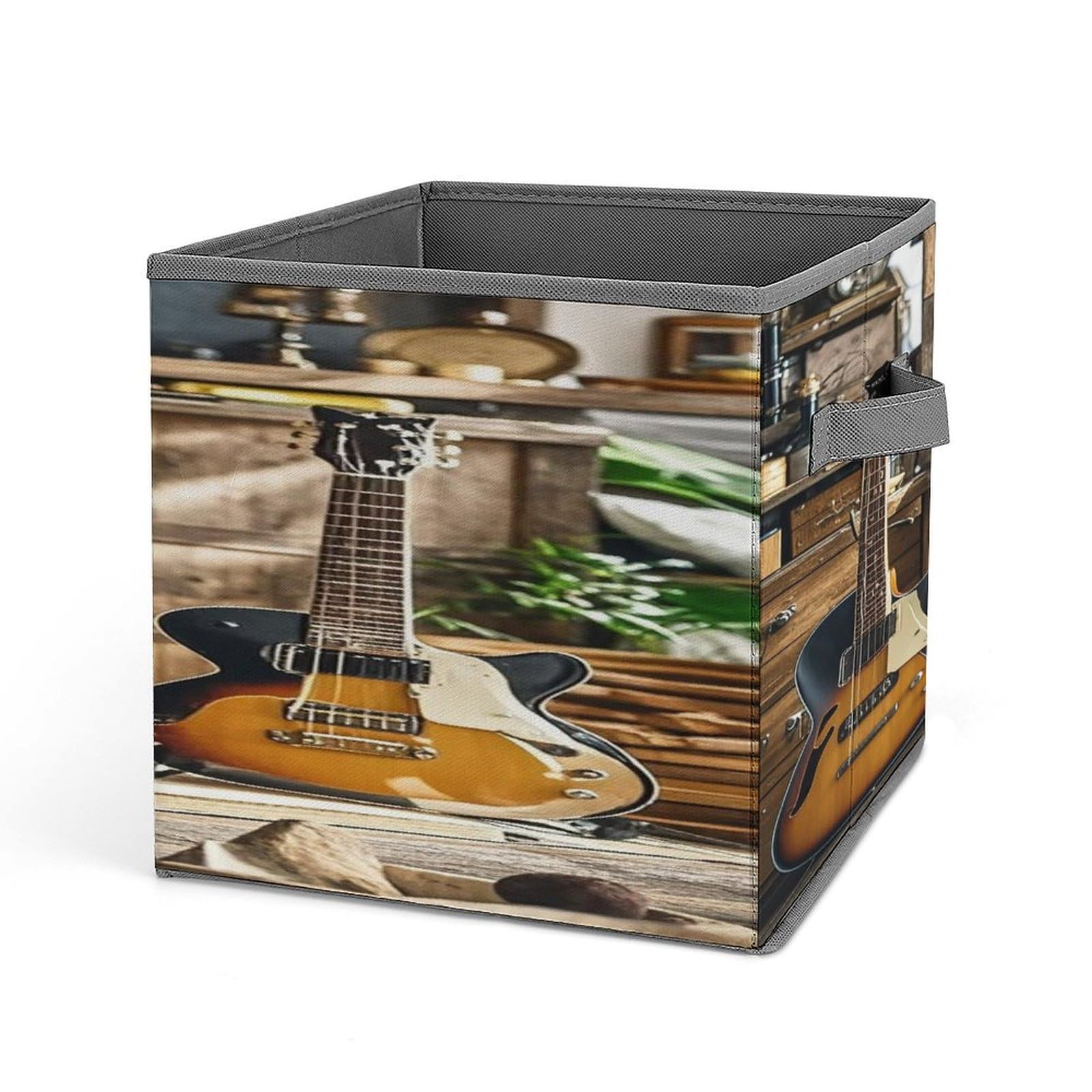Fekiloot Style Guitar Musical Instrument Storage Bins Storage Baskets