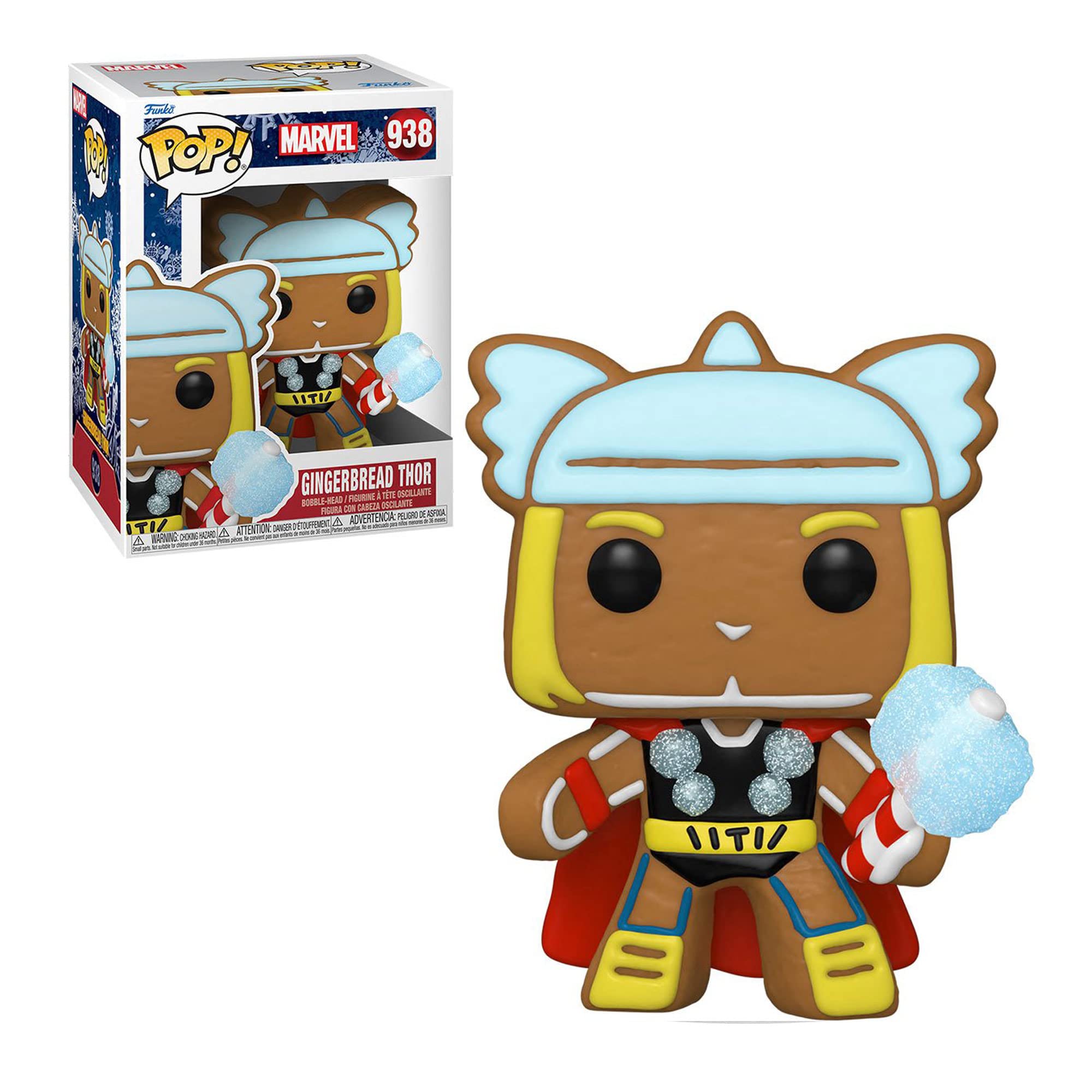 Funko Pop! Marvel: Holiday - Thor - Marvel Comics - Cómics Marvel - Figura de Vinilo Coleccionable - Idea de Regalo- Mercancia Oficial - Juguetes para Niños y Adultos - Comic Books Fans