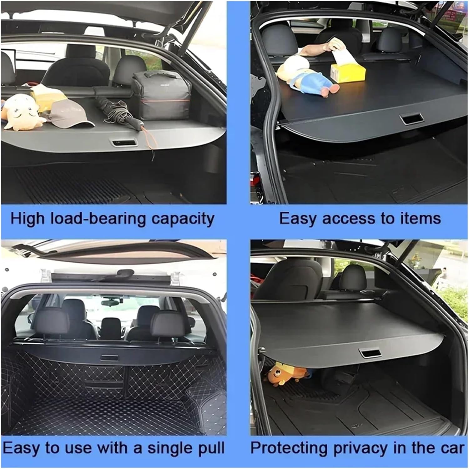 for Lexus RX AL20 450h 350 2016~2022 2018 2019 2020 Car Trunk Cargo Cover Luxury Luggage Curtain Covers Partition Accessory(Leather)