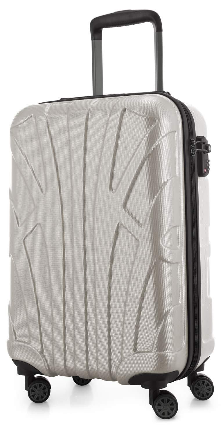 Suitline - Maleta de Mano rígida, Trolley 4 Ruedas, TSA, 55 cm, Aprox. 34 litros, 100% ABS Mate, Azul Oscuro — view 118