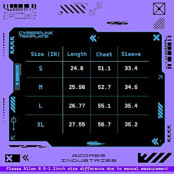Men's Techwear Cyberpunk 2077 Hoodie, Zip up High Neck Hooded Sweatshirt, Tactical Pocket Design