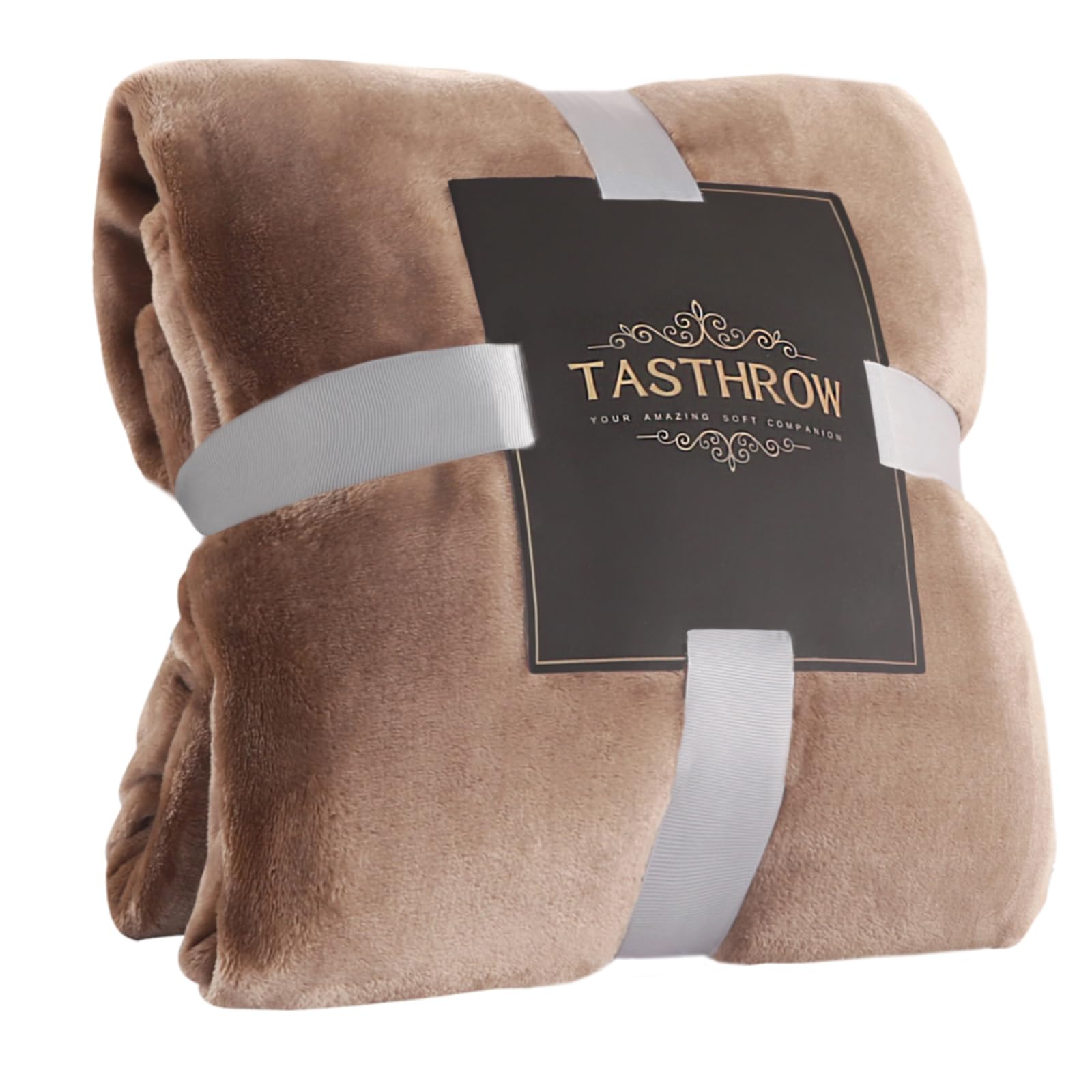 TASTHROW Knuffeldeken, zachte fleecedeken, bankovertrek, zachte en warme sprei, woonkamerdeken, bankdeken (zwart, 230 x 270 cm