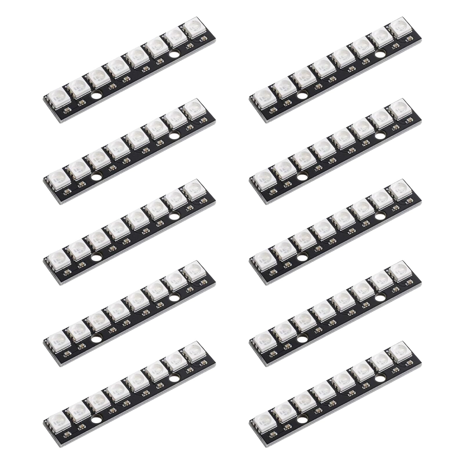 10 pezzi Modulo LED RGB WS2812 a 8 bit, con driver integrato per Arduino Raspberry Pi ESP32
