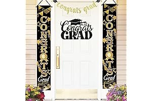 Deroro Class of 2024 Congrats Grad Porch Banner Sign