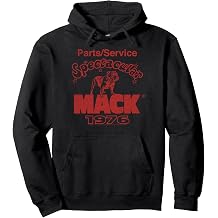Mack Trucks Parts and Service Spectacular Vintage 1976 Pullover Hoodie